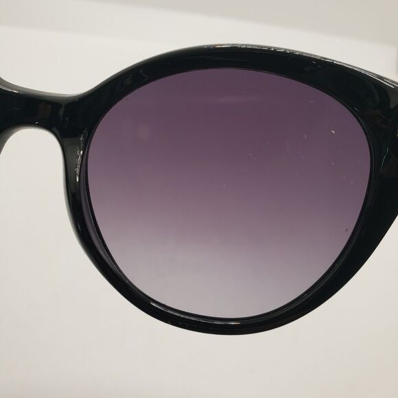Kate Spade New York Samantha Sunglasses Samanthas 80790 Black Gray Ombre Lenses main image 4